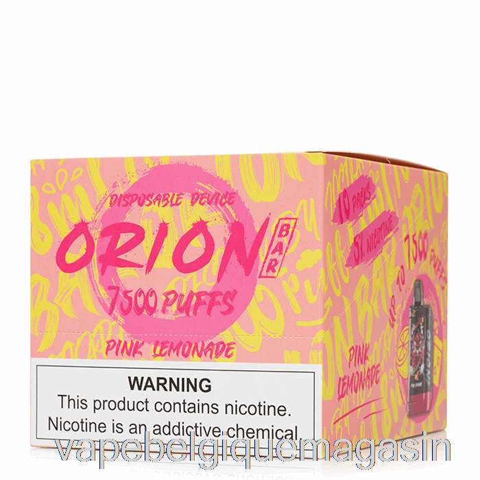 Vape Belgique [10-pack] Perdu Vape Orion Bar 7500 Jetable